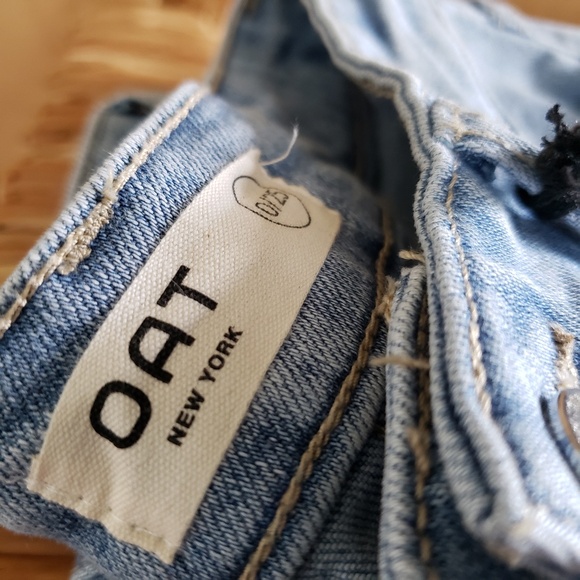 OAT Mid Rise Straight Ankle Jeans Size 25 NEW! - Picture 6 of 12